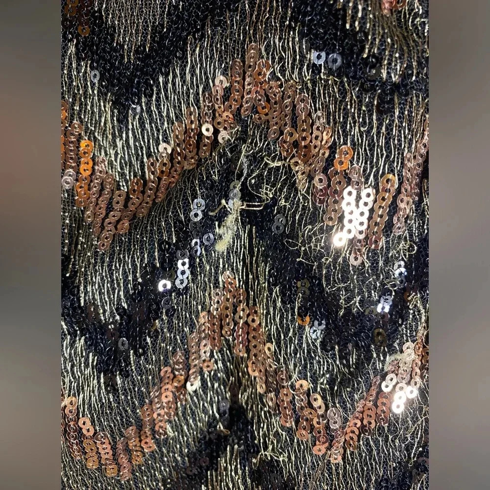 Ready for a party Zigzag Sequin Dress Forever 21 Sz 3X - Picture 4 of 8